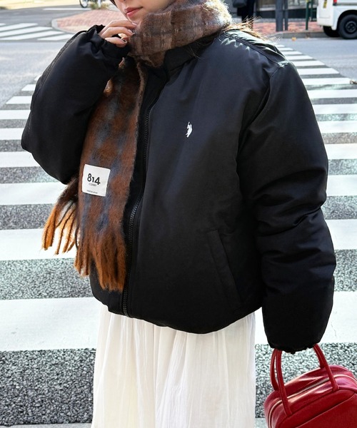 セール】【U.S. POLO ASSN.】ワンポイントロゴ ポニー刺繍 中綿ダウン