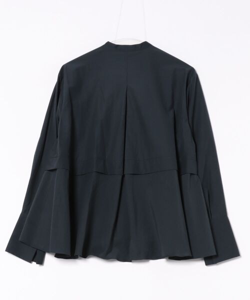 Marilyn Moon(マリリンムーン)の「tuck frill flare shirt(シャツ/ブラウス・レディース・ピンク/グレー/ネイビー/サックスブルー・FREE)」の5枚目の写真