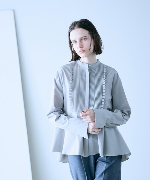 Marilyn Moon（マリリンムーン）の「tuck frill flare shirt（シャツ
