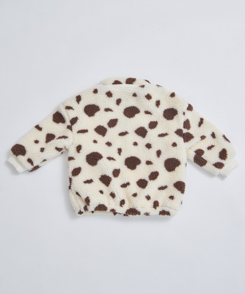 pairmanon（ペアマノン）の「【エアサーマル】ユニセックス 総柄 無地 ボアブルゾン（ブルゾン・キッズ・ブラック系その他/ブラウン系その他/ホワイト系その他/ピンク/ブラウン/ベージュ・XS/S/M/L）」の7枚目の写真