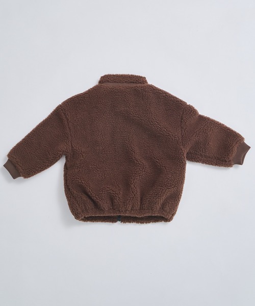 pairmanon（ペアマノン）の「【エアサーマル】ユニセックス 総柄 無地 ボアブルゾン（ブルゾン・キッズ・ブラック系その他/ブラウン系その他/ホワイト系その他/ピンク/ブラウン/ベージュ・XS/S/M/L）」の15枚目の写真