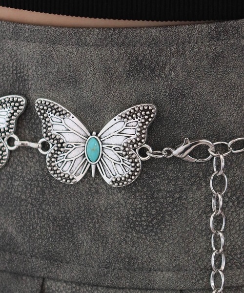 PUTUMAYO チェーンベルト シルバー PUTUMAYO チェーンベルト シルバー PUTUMAYO チェーンベルト