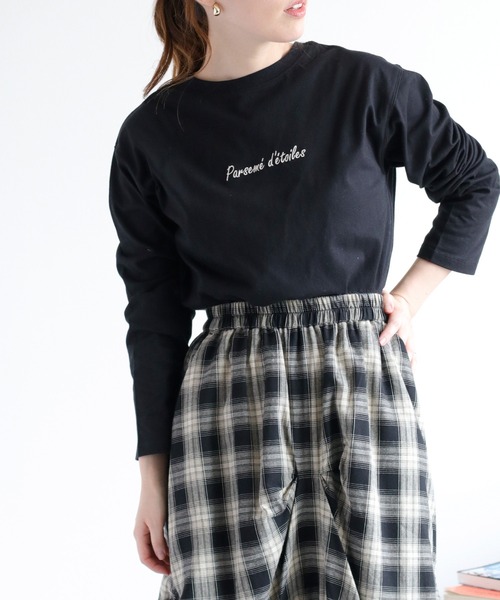 cepo(セポ)の「〈前後2way〉ロングスリーブロゴTee(Tシャツ/カットソー・レディース・ホワイト系2/ホワイト系1/ブラック系・M)」の13枚目の写真