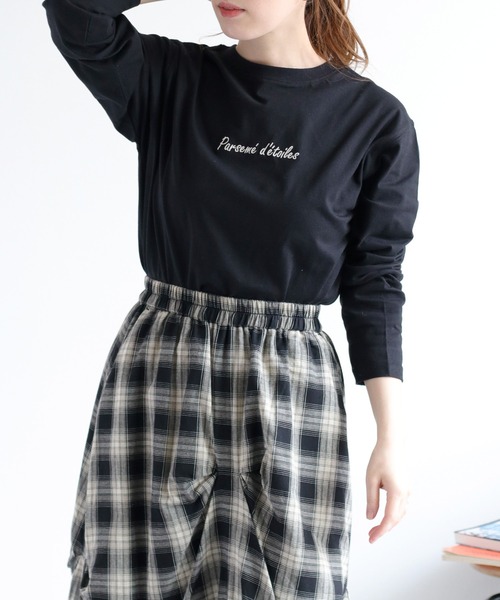 cepo(セポ)の「〈前後2way〉ロングスリーブロゴTee(Tシャツ/カットソー・レディース・ホワイト系2/ホワイト系1/ブラック系・M)」の18枚目の写真