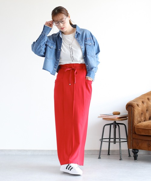 cepo(セポ)の「〈前後2way〉ロングスリーブロゴTee(Tシャツ/カットソー・レディース・ホワイト系2/ホワイト系1/ブラック系・M)」の22枚目の写真