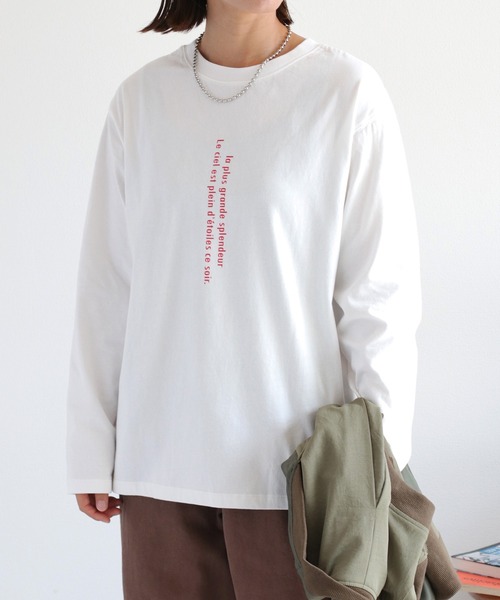 cepo(セポ)の「〈前後2way〉ロングスリーブロゴTee(Tシャツ/カットソー・レディース・ホワイト系2/ホワイト系1/ブラック系・M)」の9枚目の写真