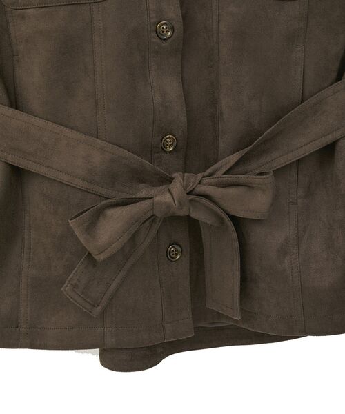 CRAFT STANDARD BOUTIQUE（クラフトスタンダードブティック）の「フェイクスエードベスト（その他アウター・レディース・ブラウン/チャコールグレー・FREE）」の10枚目の写真