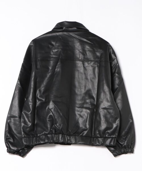 H.TOKYO(エイチトウキョウ)の「【ハードすぎず女性らしい】ライダース風ジャケット/ブルゾン(ブルゾン・レディース・ブラック/ブラウン・FREE)」の3枚目の写真