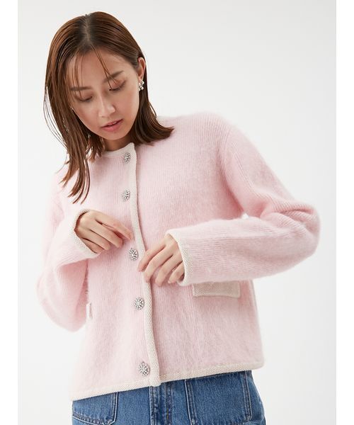 セール】【USAGI ONLINE・ZOZO限定】アルパカニットシャギーカーデ