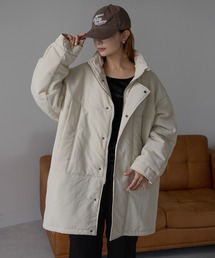 r.（アールドット）の「中わた　ミリタリーコート（ミリタリージャケット）」