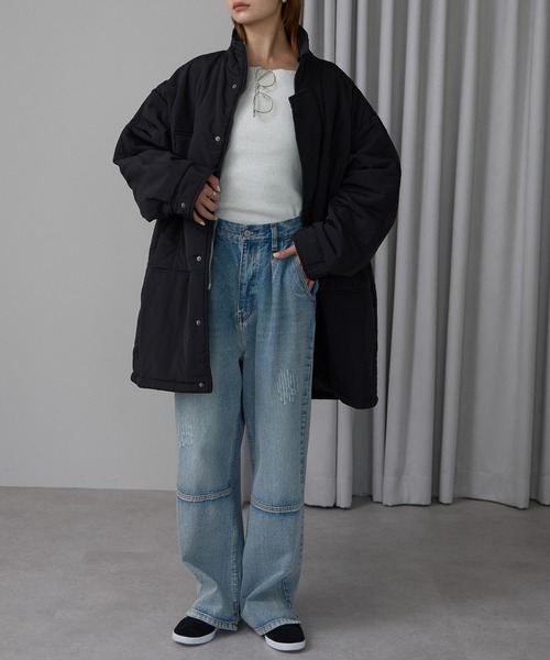 セール】中わた ミリタリーコート（ミリタリージャケット）｜r