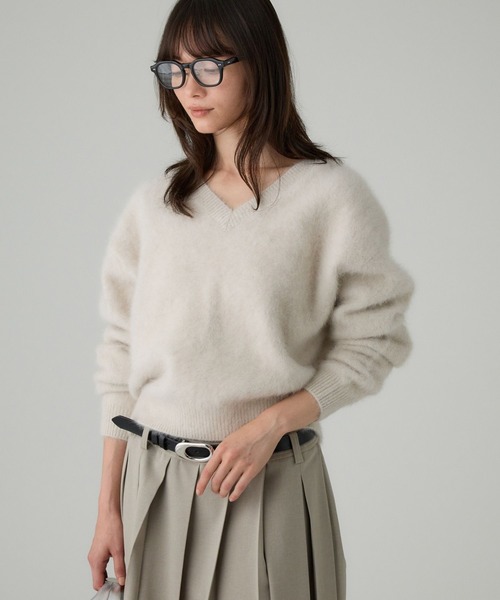 babylone バビロン フォックスカシミヤニット FOXカシミヤ2WAYプルオーバー（ニット/セーター）｜BABYLONE