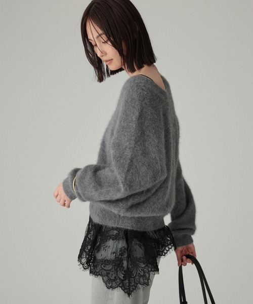 FOXカシミヤ2WAYプルオーバー（ニット/セーター）｜BABYLONE（バビロン