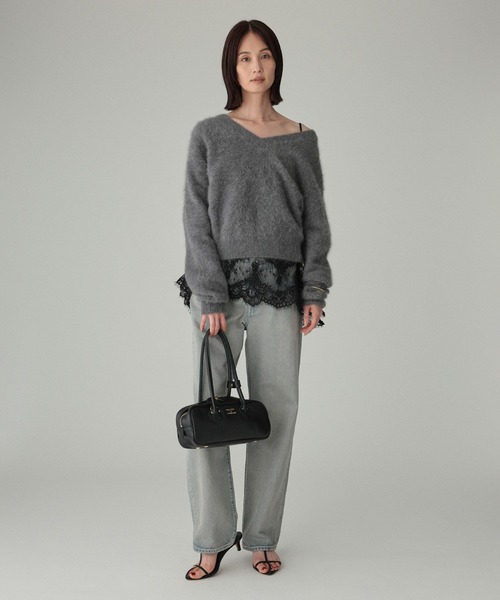 FOXカシミヤ2WAYプルオーバー（ニット/セーター）｜BABYLONE（バビロン