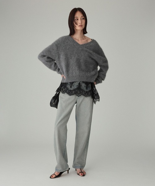 FOXカシミヤ2WAYプルオーバー（ニット/セーター）｜BABYLONE（バビロン