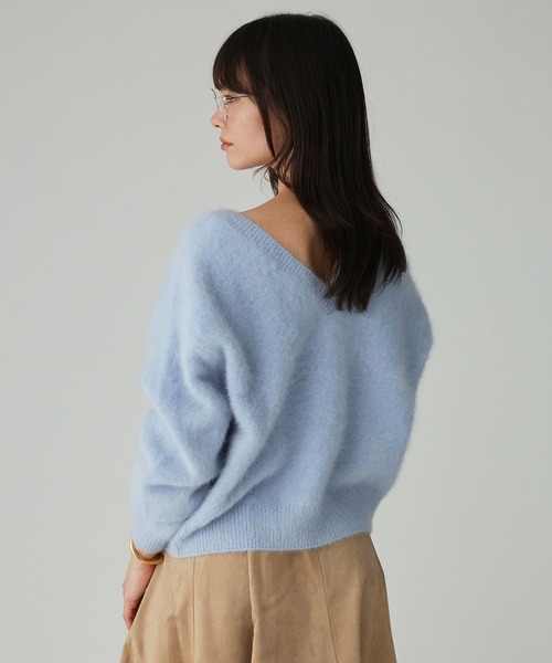 FOXカシミヤ2WAYプルオーバー（ニット/セーター）｜BABYLONE