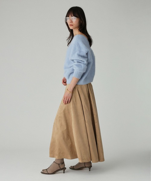 るな BABYLONE ニット セーター FOXカシミヤ2WAYプルオーバー