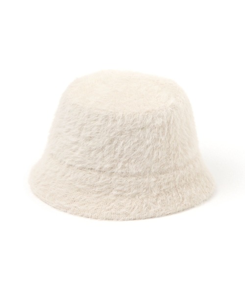 BAYFLOW（ベイフロー）の「シャギーバケットハット（ハット・レディース・ベージュ/ブラック/オフホワイト・FREE）」の5枚目の写真