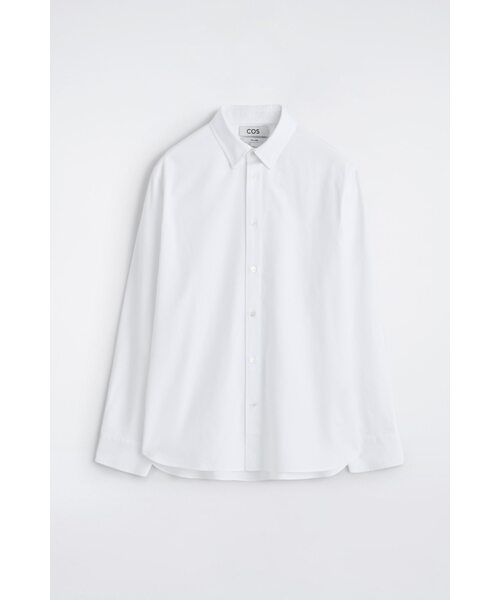 COS（コス）の「コットンオックスフォードシャツ（シャツ/ブラウス・メンズ・ホワイト/ホワイト×ブルー・S/XL/L/M）」の15枚目の写真