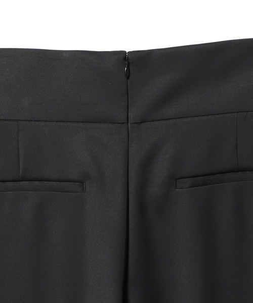 ESTNATION(エストネーション)の「ESTNATION / ウール レーヨン クロスベルト パンツ《EXCLUCIVE》(その他パンツ・レディース・ネイビー/オフホワイト/ブラック・36/38)」の12枚目の写真