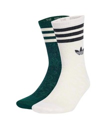 adidas（アディダス）の「adidas Originals adidas Originals × Liberty London Crew Socks 2-Pack（アディダスオリジナルス アディダス オリジナルス × リバティ ロンドン クルーソックス2足組）（ソックス/靴下）」