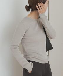 URBAN RESEARCH DOORS | ラメリブプルオーバー(ニット/セーター)