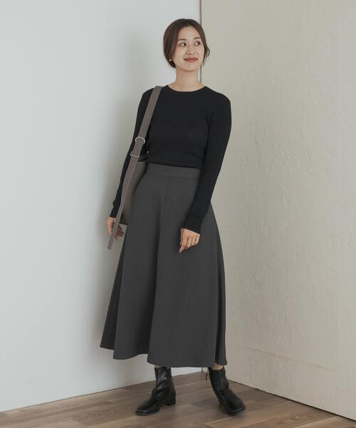 URBAN RESEARCH DOORS(アーバンリサーチドアーズ)の「ラメリブプルオーバー(ニット/セーター・レディース・ブラウン/ネイビー/ベージュ系その他・MEDIUM)」の21枚目の写真