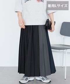 MUJI Laboラミータックスカート【未使用】 MUJI Labo スカート 「MUJI Labo」婦人 ラミータックスカート