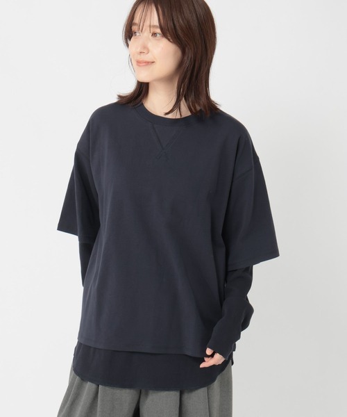 CLASS レイヤードカットソー　新品 セール】《days》レイヤードセットプルオーバー（Tシャツ/カットソー