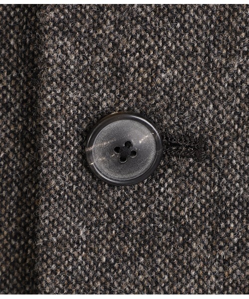 PORT BY ARK（ポートバイアーク）の「PORT BY ARK / ポートバイアーク：British Tweed Jacket：PO18-JK01[COR]（テーラードジャケット・メンズ・ブラウン・1/2）」の6枚目の写真