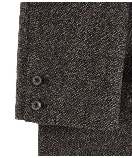 PORT BY ARK（ポートバイアーク）の「PORT BY ARK / ポートバイアーク：British Tweed Jacket：PO18-JK01[COR]（テーラードジャケット・メンズ・ブラウン・1/2）」の13枚目の写真