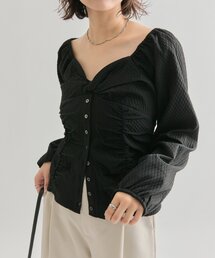 mystic | 長袖パフビスチェブラウス(シャツ/ブラウス)