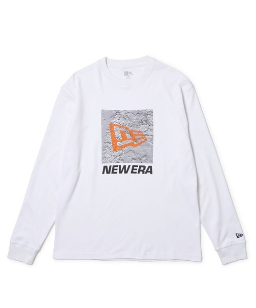 NEW ERA(ニューエラ)の「NEW ERA/ニューエラ 長袖 オーバーサイズド ウォーム Tシャツ ロンT 14668842/14668843(Tシャツ/カットソー・メンズ・ブラック/ホワイト・L/XL/M/2XL)」の1枚目の写真