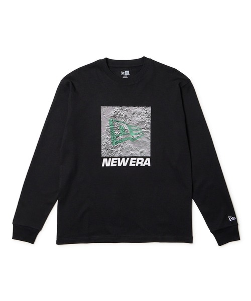 NEW ERA(ニューエラ)の「NEW ERA/ニューエラ 長袖 オーバーサイズド ウォーム Tシャツ ロンT 14668842/14668843(Tシャツ/カットソー・メンズ・ブラック/ホワイト・L/XL/M/2XL)」の2枚目の写真