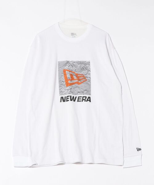 NEW ERA(ニューエラ)の「NEW ERA/ニューエラ 長袖 オーバーサイズド ウォーム Tシャツ ロンT 14668842/14668843(Tシャツ/カットソー・メンズ・ブラック/ホワイト・L/XL/M/2XL)」の11枚目の写真