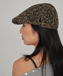 ハンチング帽　レオパード ハンチング帽 帽子 レオパード Y2K 平成ギャル フェアリー
