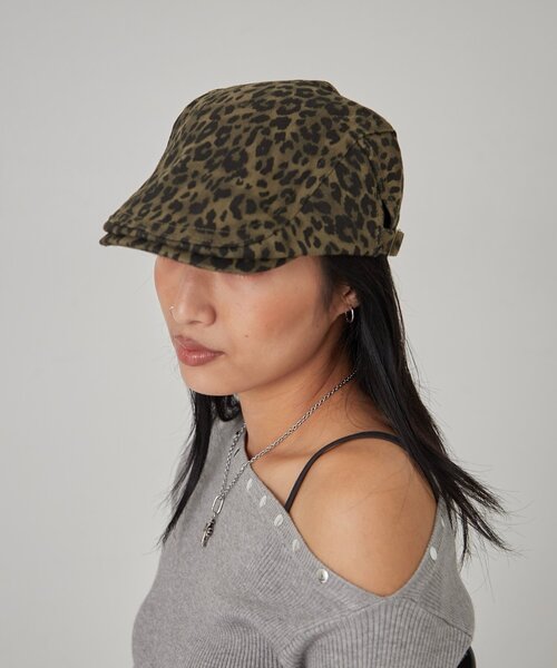 セール】レオパードハンチング（ハンチング/ベレー帽）｜WHO'S WHO