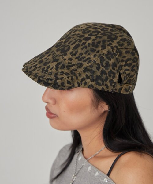 セール】レオパードハンチング（ハンチング/ベレー帽）｜WHO'S WHO