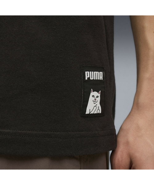 PUMA（プーマ）の「PUMA プーマ ユニセックス PUMA x RIPNDIP リラックスド ポケット 半袖 Tシャツ P（Tシャツ/カットソー・メンズ・ブロンズ/ブラック・LARGE/X-LARGE/X-SMALL/SMALL/MEDIUM）」の6枚目の写真