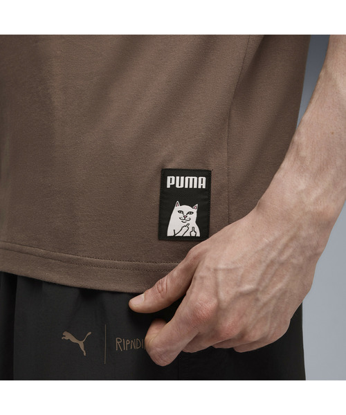 PUMA（プーマ）の「PUMA プーマ ユニセックス PUMA x RIPNDIP リラックスド ポケット 半袖 Tシャツ P（Tシャツ/カットソー・メンズ・ブロンズ/ブラック・LARGE/X-LARGE/X-SMALL/SMALL/MEDIUM）」の13枚目の写真