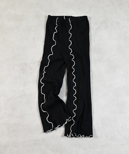 MARKEY'S（マーキーズ）の「裏起毛テレコメローフレアーパンツ（その他パンツ・キッズ・ブラック/イエロー/レッド/グレー・140/130/120/110/100/90/150）」の17枚目の写真