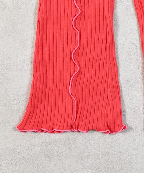 MARKEY'S（マーキーズ）の「裏起毛テレコメローフレアーパンツ（その他パンツ・キッズ・ブラック/イエロー/レッド/グレー・140/130/120/110/100/90/150）」の22枚目の写真