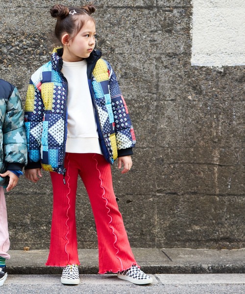 MARKEY'S（マーキーズ）の「裏起毛テレコメローフレアーパンツ（その他パンツ・キッズ・ブラック/イエロー/レッド/グレー・140/130/120/110/100/90/150）」の10枚目の写真