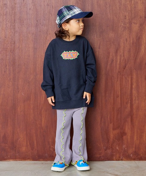 MARKEY'S（マーキーズ）の「裏起毛テレコメローフレアーパンツ（その他パンツ・キッズ・ブラック/イエロー/レッド/グレー・140/130/120/110/100/90/150）」の13枚目の写真