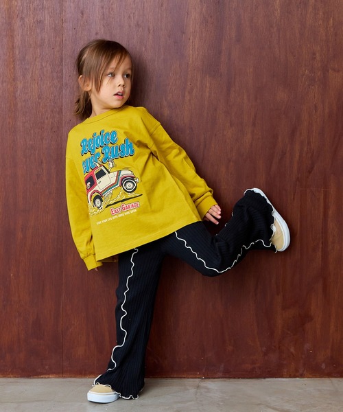 MARKEY'S（マーキーズ）の「裏起毛テレコメローフレアーパンツ（その他パンツ・キッズ・ブラック/イエロー/レッド/グレー・140/130/120/110/100/90/150）」の20枚目の写真