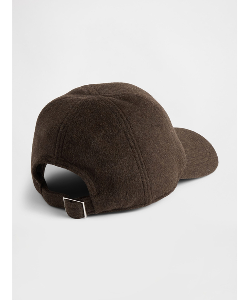 GAP(ギャップ)の「ウールブレンド ベースボールキャップ(キャップ・メンズ・ブラック/グレー・ONE SIZE)」の6枚目の写真
