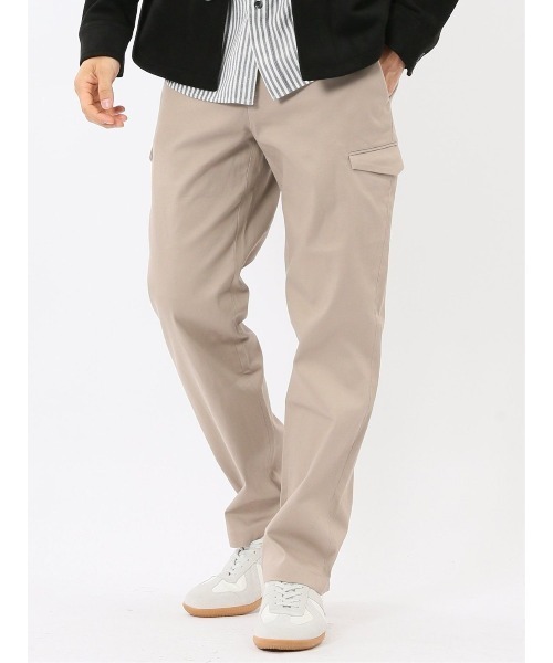 TAKA-Q（タカキュー）の「【ピケ ストレッチ】タカキュー カーゴトラウザーパンツ（カーゴパンツ・メンズ・カーキ/ブラック/ライトブラウン・S/MEDIUM/LARGE/X-LARGE/3L）」の3枚目の写真