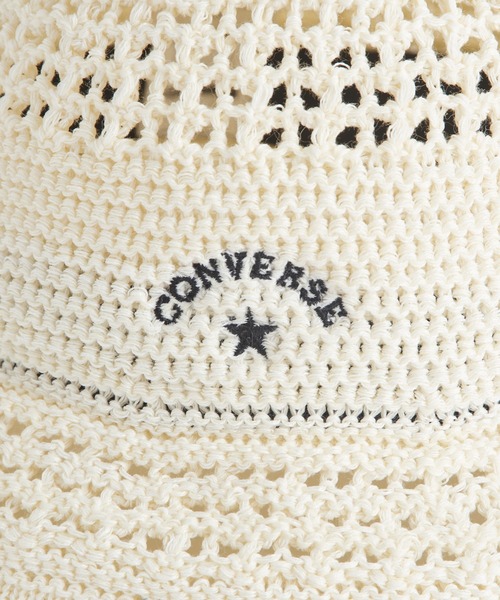 CONVERSE(コンバース)の「【CONVERSE】コンバース CNW COTTON KNIT HAT サーモハット 畳んでカバンに収納しても型崩れしにくい!(ハット・レディース・ブラック/オフホワイト・FREE)」の6枚目の写真