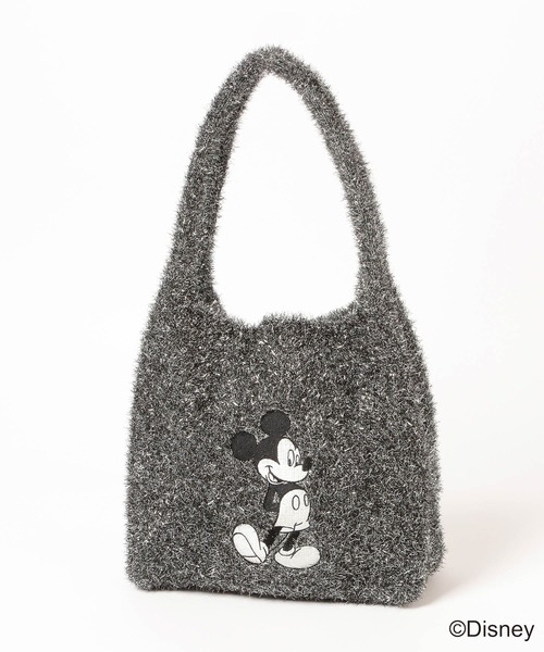 Disney（ディズニー）の「【MICKEY(ミッキー)】ラメトート（トートバッグ・レディース・ブラック/ベージュ・FREE）」の4枚目の写真