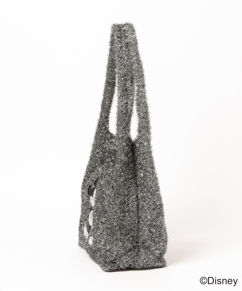 Disney（ディズニー）の「【MICKEY(ミッキー)】ラメトート（トートバッグ・レディース・ブラック/ベージュ・FREE）」の6枚目の写真